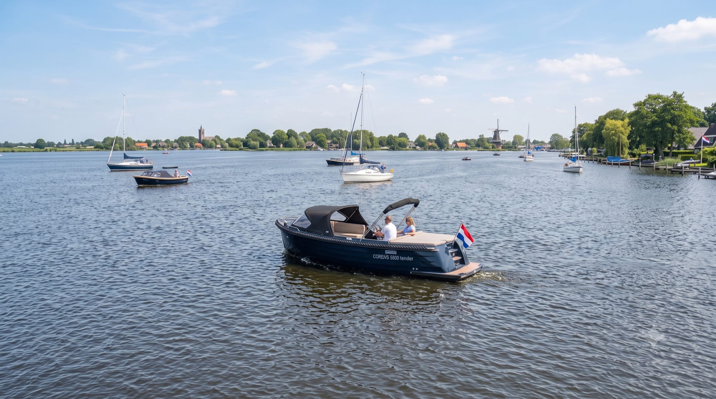 Corsiva 690 Tender op het Paterswoldsemeer